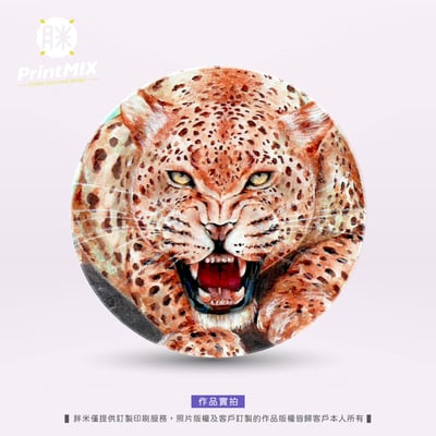 【陶瓷吸水杯墊】圓形MIT鋼印 ∣ 台灣鶯歌坯 ∣ 客製印刷3