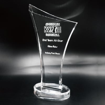 【壓克力獎牌／獎座】客製化∣自由之巔1