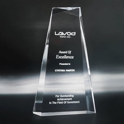 【壓克力獎牌／獎座】客製化∣金石輝耀3