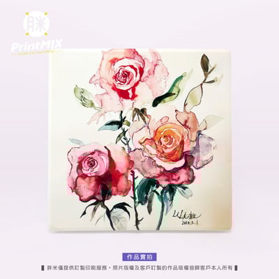 【陶瓷吸水杯墊】方形無鋼印 ∣ 台灣鶯歌坯 ∣ 客製印刷1