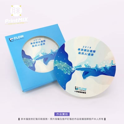 【硅藻土】客製印刷 ∣圓形 ∣ 吸水杯墊5