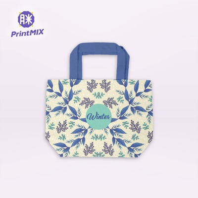 【環保帆布袋】客製｜小托特/便當袋｜獨家滿版全彩(10個起訂)1