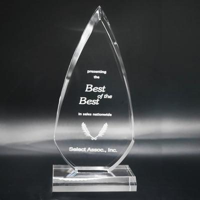 【壓克力獎牌／獎座】客製化∣永恆晶石1