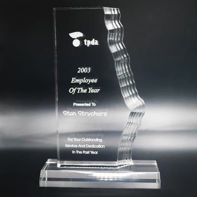 【壓克力獎牌／獎座】客製化∣脈動金山1