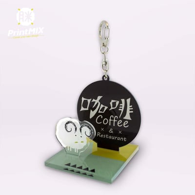 【壓克力造型立牌】∣立牌+底座 _ 6件組∣客製印刷1