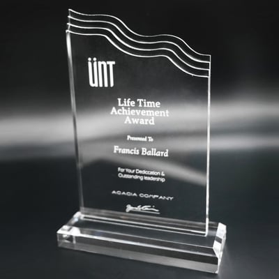 【壓克力獎牌／獎座】客製化∣蒸蒸日上1