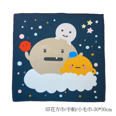 【印花吸水 方巾/手帕/小毛巾】客製印刷4