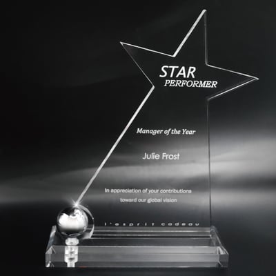 【壓克力獎牌／獎座】客製化∣克卜勒之星1