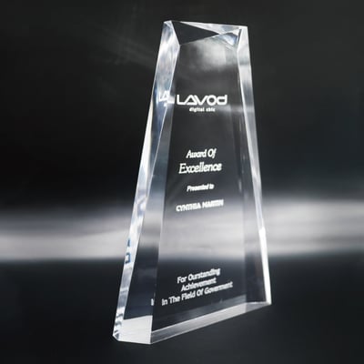 【壓克力獎牌／獎座】客製化∣金石輝耀1