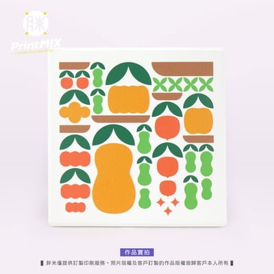 【陶瓷吸水杯墊】方形無鋼印 ∣ 台灣鶯歌坯 ∣ 客製印刷2