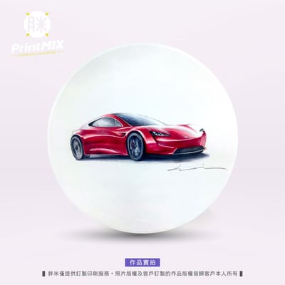 【陶瓷吸水杯墊】圓形MIT鋼印 ∣ 台灣鶯歌坯 ∣ 客製印刷4