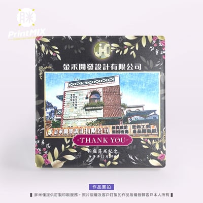 【陶瓷吸水杯墊】方形無鋼印 ∣ 台灣鶯歌坯 ∣ 客製印刷3