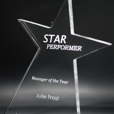 【壓克力獎牌／獎座】客製化∣克卜勒之星2