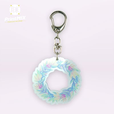 【壓克力鑰匙圈】∣ 6x6 cm ∣客製印刷 (10個起訂)6