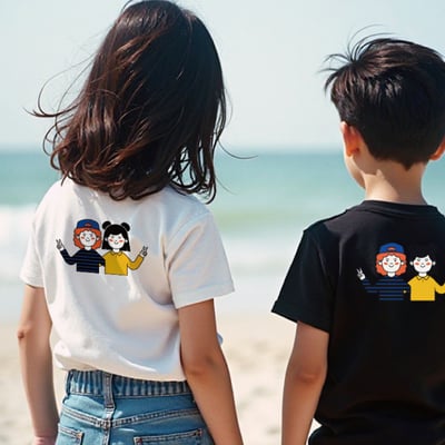 【兒童短袖T恤】中磅5.3Oz純棉 l Gildan8