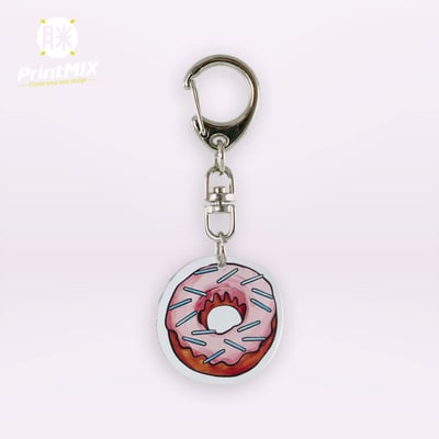 【壓克力鑰匙圈】∣ 6x6 cm ∣客製印刷 (10個起訂)8