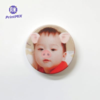 【陶瓷磁鐵】客製印刷 ∣圓形 ∣ 3cm3