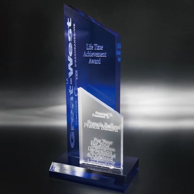 【壓克力獎牌／獎座】客製化∣榮冠高峰1