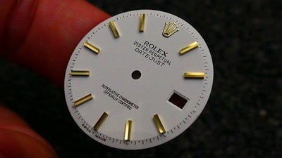 【美好時光】ROLEX勞力士原裝蛋殼白面盤DATEJUST 1601 1600 半金or全金款專用3