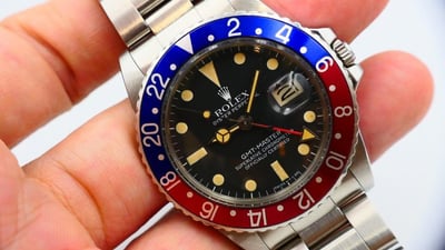【美好時光】罕見1979年份膏藥面GMT勞力士ROLEX 167501
