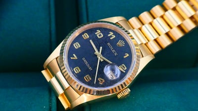 【美好時光】ROLEX勞力士16238全金DJ罕見黑色電腦面！超帥霸氣的黑金配！1
