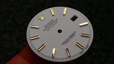 【美好時光】ROLEX勞力士原裝蛋殼白面盤DATEJUST 1601 1600 半金or全金款專用2