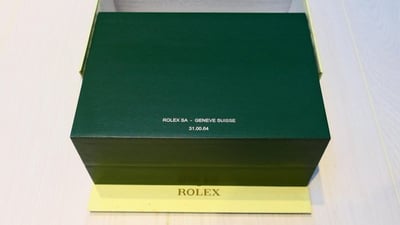 【美好時光】ROLEX 勞力士新款6碼型號用原廠錶盒中型款大小（含外紙盒）4