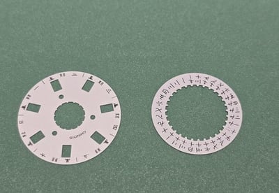 美好時光】ROLEX勞力士原裝3155機芯用中文星期日期盤（白色）18238 118238 18239 118239等等都可用(複製)1