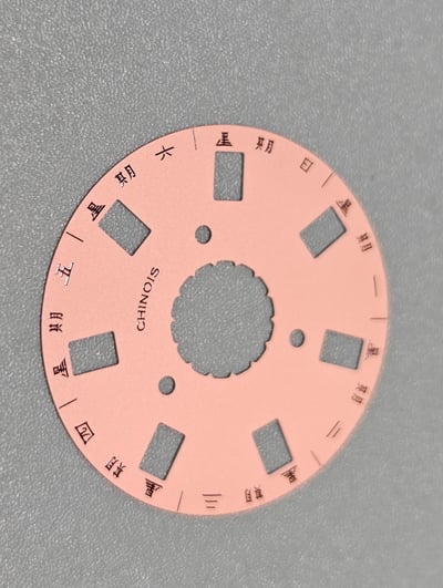美好時光】ROLEX勞力士原裝3155機芯用中文星期日期盤（米色）18238 118238 18239 118239等等都可用2