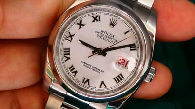 【美好時光】最低價！勞力士ROLEX 116200白羅馬近新美品盒單全大全配1