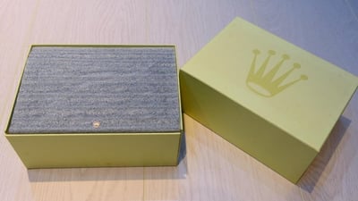 【美好時光】ROLEX 勞力士新款6碼型號用原廠錶盒中型款大小（含外紙盒）1