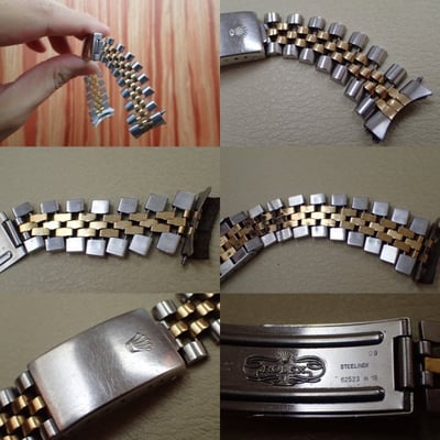 (美好時光）(老錶回春）ROLEX勞力士（錶殼拋光、錶帶整理）總統帶、三版帶、五珠帶整修 代尋代訂零件 各種有關rolex的一切2