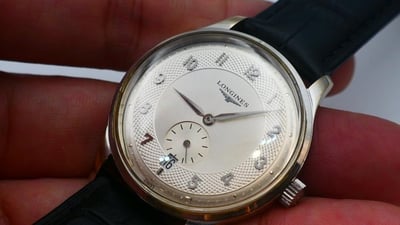 【美好時光】超高CP值！ 金價賣！！ 浪琴18K金自動上鏈腕錶1