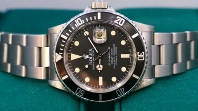 【美好時光】膏藥面黑水鬼1982年份ROLEX勞力士16800超美品1