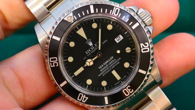 【美好時光】膏藥面黑水鬼1983年份ROLEX勞力士16800超完整大全套1
