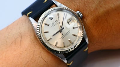 【美好時光】少見無夜光款銀面ROLEX勞力士經典款1601自動上鏈1570機芯1