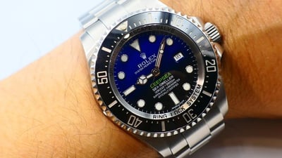【美好時光】ROLEX 勞力士 116660 DEEPSEA BLUE盒單全超美品 11