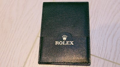 (美好時光) ROLEX 原廠手冊說明書 綠色皮套（保卡套）卡夾2