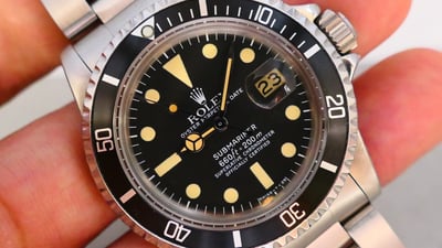 【美好時光】1978年份膏藥面勞力士ROLEX 1680單錶一隻（ 5513 1665參考）1