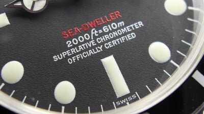 (美好時光）單紅字Mark VI版本1974年份ROLEX勞力士初代水鬼王1665收藏極逸品釋出1680 16660參考10