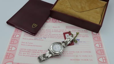 (美好時光）盒單全ROLEX龍頭底蓋Tudor 96090 lady sub經典迷你小水鬼ROLEX服務中心小姐標配^^2