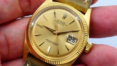 【美好時光】寶物釋出！挑戰最老最好最稀有！ 最初代最老的ROLEX 1601細牙框蝴蝶舵金輪版本！1