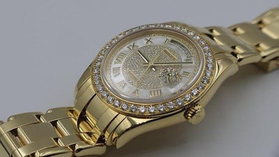 【美好時光】(一級逸品分享交流）特殊型號Daydate ROLEX勞力士18948罕見大全套收藏級品項! 重量超過200g...9