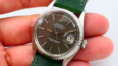 【美好時光】罕見特殊槍色面（深鐵灰）！ROLEX勞力士經典款1603自動上鏈1570機芯1
