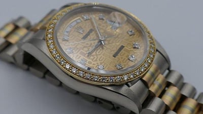 【美好時光】一級逸品分享交流 ROLEX也會出包？ 2023大驚喜^^ 18349BIC原廠變體錯置版本電腦面（勞力士美麗的錯誤）購入分享7