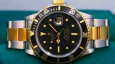 【美好時光】勞力士ROLEX極品黑色鉚釘面168031