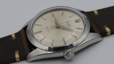 (美好時光）（深咖啡色）20mm收16mm ROLEX 男錶用復古皮錶帶 1680 1665 16610 14060 18036