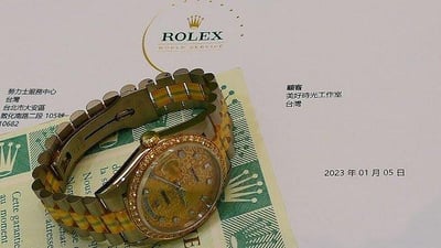 【美好時光】一級逸品分享交流 ROLEX也會出包？ 2023大驚喜^^ 18349BIC原廠變體錯置版本電腦面（勞力士美麗的錯誤）購入分享3