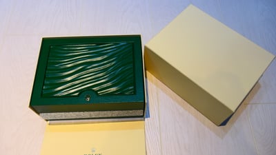 (美好時光）ROLEX 勞力士最新款6碼型號用L號 大型原廠錶盒（含外紙盒）1