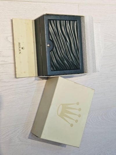 【美好時光】ROLEX 勞力士新款6碼型號用原廠錶盒中型款大小（含外紙盒）3
